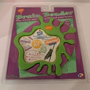 Vintage 1995 Nickelodeon Brain Bender Trivia - Still In Original Packaging